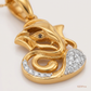 SJJDP116 | Ganapathi Aura Diamond Spiritual Pendant