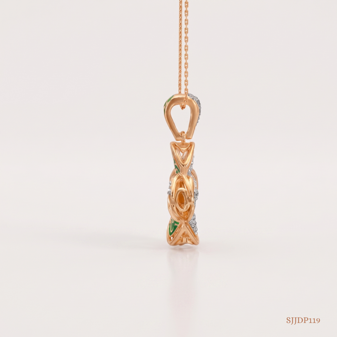 SJJDP119 | Enchanted Bloom Diamond Floral Pendant
