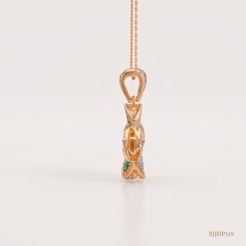 SJJDP119 | Enchanted Bloom Diamond Floral Pendant