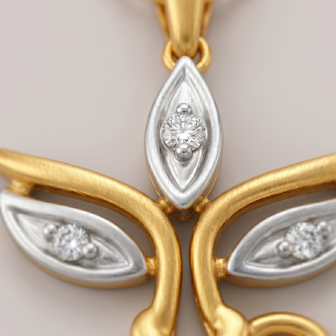 SJJDP120 | Artistic Diamond Contemporary Pendant
