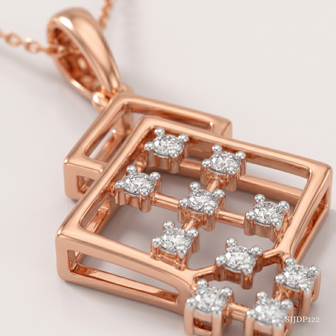 SJJDP122 | Stunning Diamond Designer Pendant