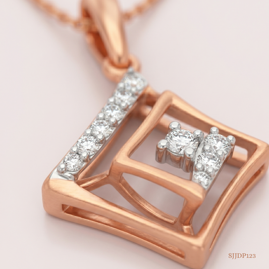 SJJDP123 | Dazzling Diamond Statement Pendant