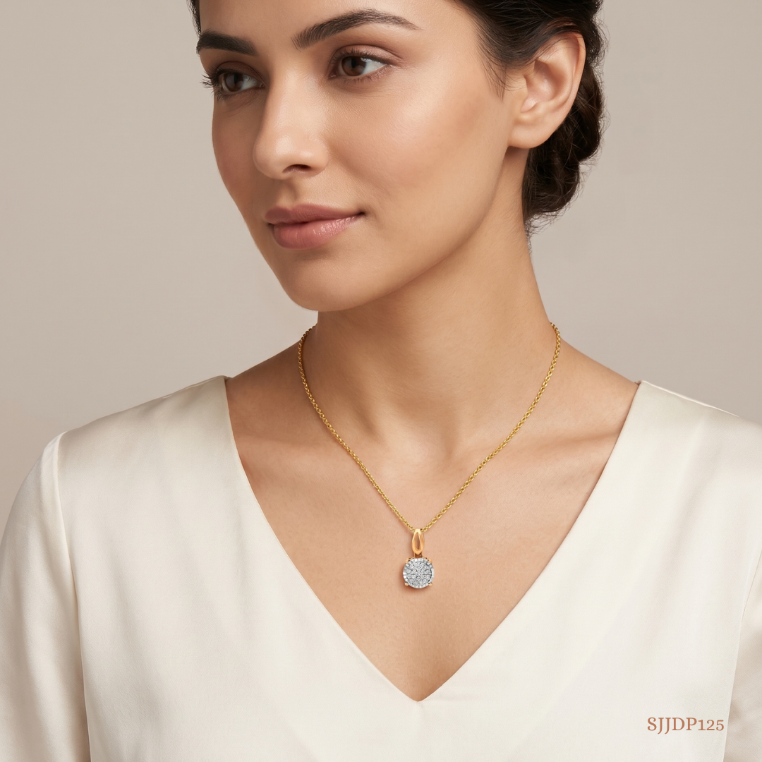 SJJDP125 | Dainty Diamond Designer Pendant