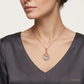 SJJDP128 | Majestic Teardrop Diamond Pendant Earrings Set