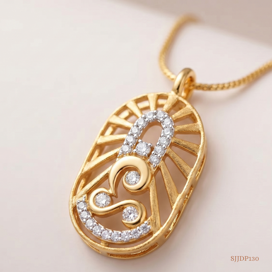 SJJDP130 | Sacred Sohum Diamond Spiritual Pendant