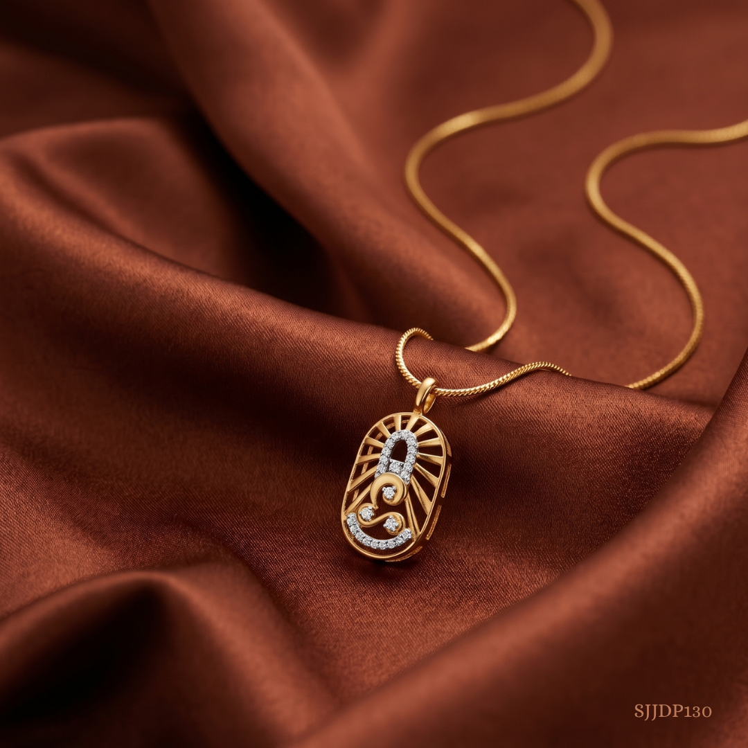 SJJDP130 | Sacred Sohum Diamond Spiritual Pendant