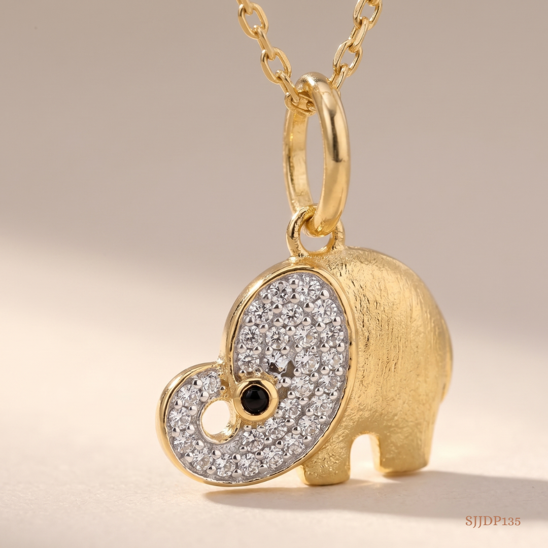 SJJDP135 | Tiny Tusk Diamond Designer Pendant