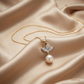 SJJDP136 | Lotus Elegance Pearl Diamond Pendant