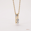 SJJDP137 | Chic Ladder Diamond Contemporary Pendant
