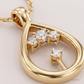 SJJDP141 | Gleaming Teardrop Diamond Elegant Pendant