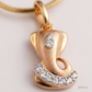 SJJDP146 | Jai Ganesh Diamond Devotional Pendant