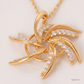 SJJDP147 | Whirlwind Sparkle Diamond Statement Pendant