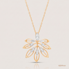 SJJDP150 | Foliage Diamond Designer Pendant
