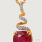 SJJDP152 | Classic Ruby Diamond Designer Pendant