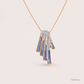 SJJDP155 | Sculpted Wing Diamond Contemporary Pendant