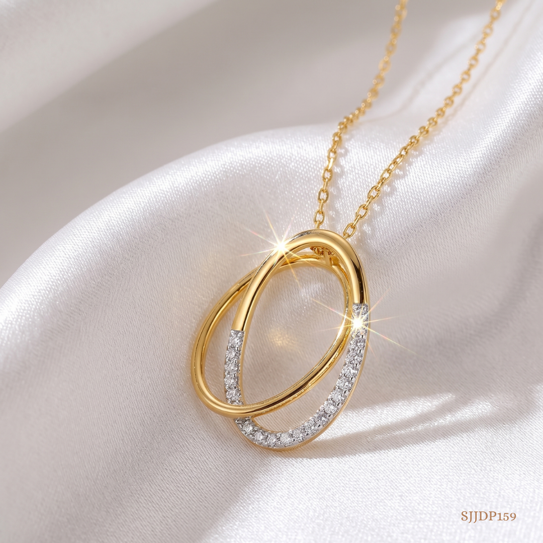 SJJDP159 | Twinkle Loop Diamond Elegant Pendant