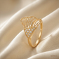 SJJDR104 | Luminous Drift Diamond Elegant Ring