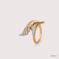 SJJDR106 | Winged Arc Diamond Fashion Ring
