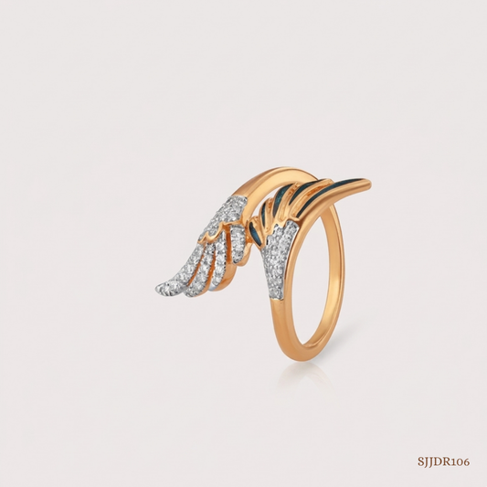 SJJDR106 | Winged Arc Diamond Fashion Ring