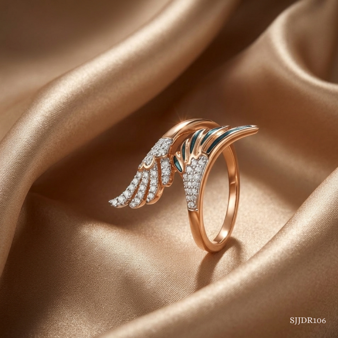 SJJDR106 | Winged Arc Diamond Fashion Ring