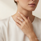 SJJDR107 | Geometric Overlap Diamond Modern Ring