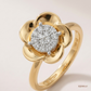 SJJDR117 | Bloom Halo Diamond Statement Ring