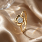 SJJDR117 | Bloom Halo Diamond Statement Ring