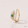 SJJDR120 | Brilliance Burst Diamond Statement Ring
