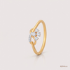 SJJDR122 | Leaf Crest Diamond Designer Ring