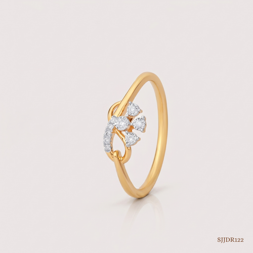 SJJDR122 | Leaf Crest Diamond Designer Ring