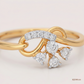 SJJDR122 | Leaf Crest Diamond Designer Ring