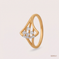 SJJDR127 | Luna Curve Diamond Contemporary Ring