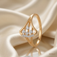 SJJDR127 | Luna Curve Diamond Contemporary Ring