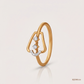 SJJDR134 | Linear Spark Diamond Modern Ring