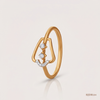 SJJDR134 | Linear Spark Diamond Modern Ring