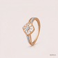 SJJDR138 | Sunburst Frame Diamond Statement Ring