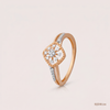 SJJDR138 | Sunburst Frame Diamond Statement Ring