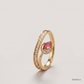 SJJDR140 | Whispering Bloom Diamond Floral Ring