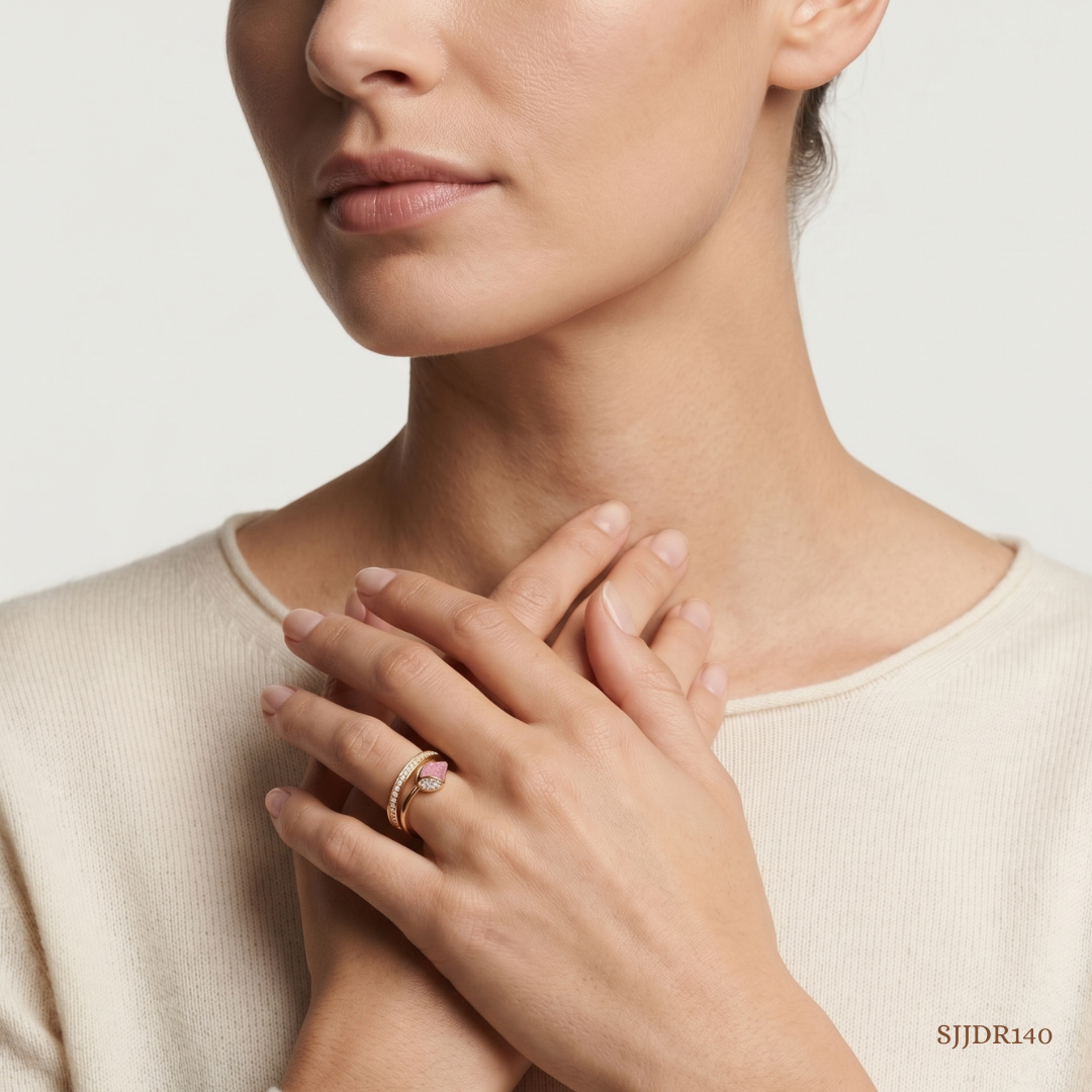SJJDR140 | Whispering Bloom Diamond Floral Ring