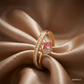 SJJDR140 | Whispering Bloom Diamond Floral Ring