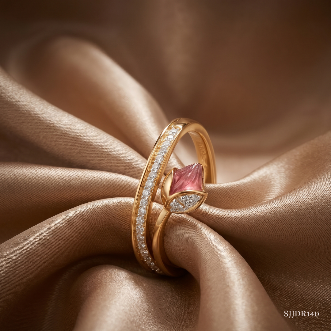 SJJDR140 | Whispering Bloom Diamond Floral Ring