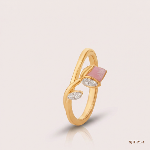 SJJDR141 | Blush Vine Diamond Designer Ring