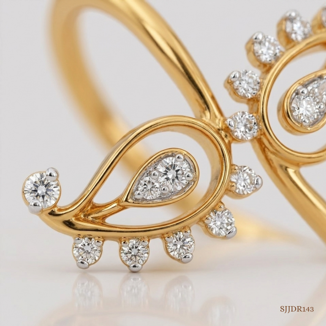 SJJDR143 | Paisley Grace Diamond Elegant Ring