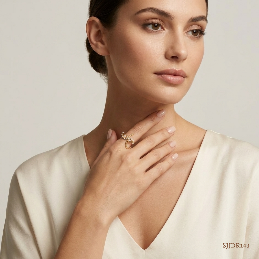 SJJDR143 | Paisley Grace Diamond Elegant Ring