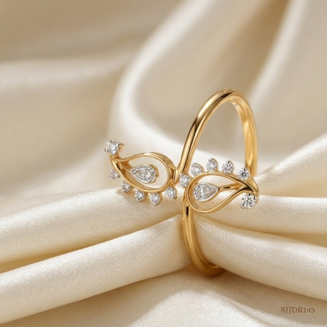 SJJDR143 | Paisley Grace Diamond Elegant Ring