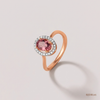 SJJDR145 | Blush Bloom Diamond Floral Ring