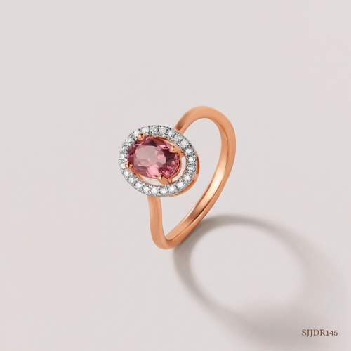 SJJDR145 | Blush Bloom Diamond Floral Ring