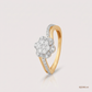 SJJDR149 | Dazzling Blossom Diamond Floral Ring