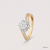 SJJDR149 | Dazzling Blossom Diamond Floral Ring