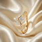 SJJDR152 | Chevron Crown Diamond Statement Ring